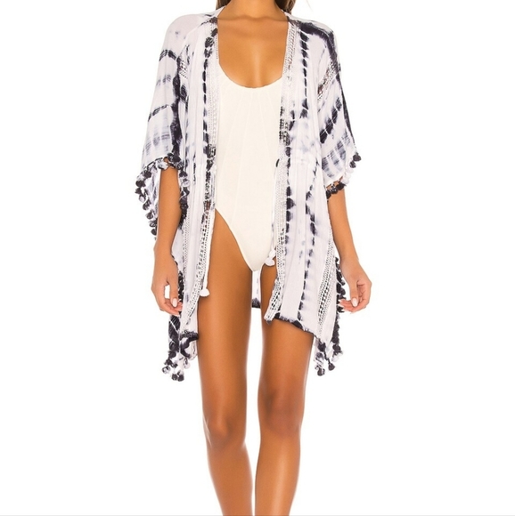 Michael Stars Swim Nwt Michael Stars Tie Dye Tassels For All Tie